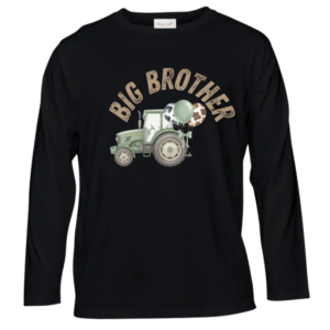 Baby|Brother Long Sleeve Tshirt | Eng | Farmer Green