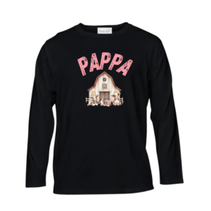 Baby & Dad -Long Sleeve Tshirt |Afr-Farmer Pink