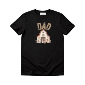 Baby & Dad |Short Sleeve Tshirt | Eng-Farmer Pink