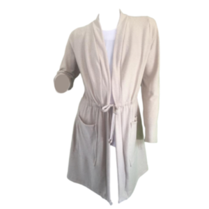 Maternity | Nursing |Extra Length Cardigan |Up to 6XL |Melange Cream