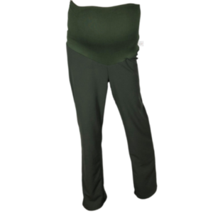 Maternity Corporate Pants |Straight Legs |Yoga Style High Waist| Olive Green
