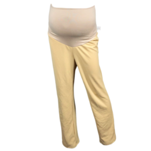 Maternity Corporate Pants |Straight Legs |Yoga Style High Waist| Stone