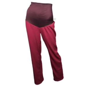 Maternity Corporate Pants |Straight Legs |Yoga Style High Waist| Maroon