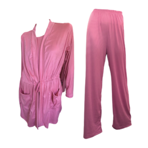 Maternity & Nursing | Hospital Pajamas  | Cardigan & Wide Leg Pants |Elegance Pink