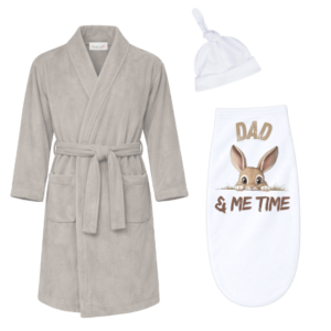 Baby & Dad |Winter Gown & Baby Swaddle Cocoon| Eng | Peek-a-Boo