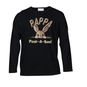 Baby & Dad |Long Sleeve Tshirt |Afr | Peek-a-Boo