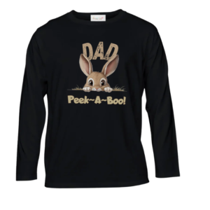Baby & Dad |Long Sleeve Tshirt |Eng| Peek-a-Boo