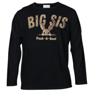 Baby| Sister Long Sleeve Tshirt | Eng|Peek-a-Boo