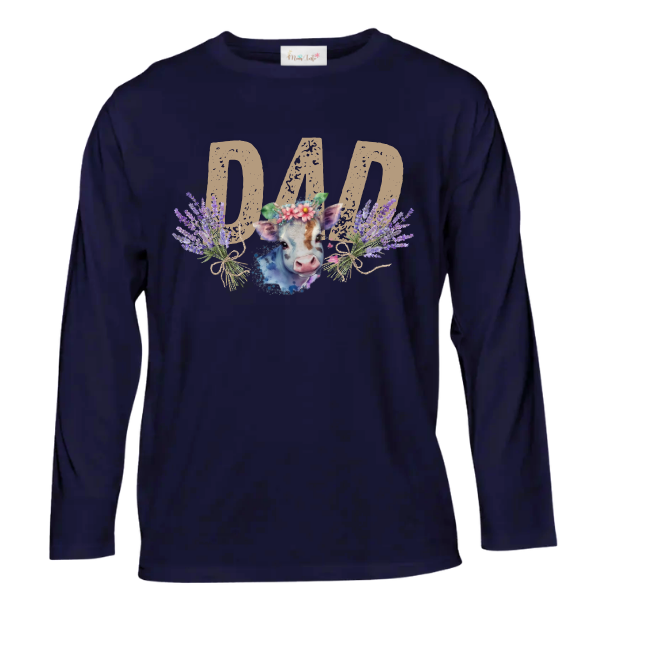 Baby & Dad |Long Sleeve Tshirt |Eng|Boere Meisie