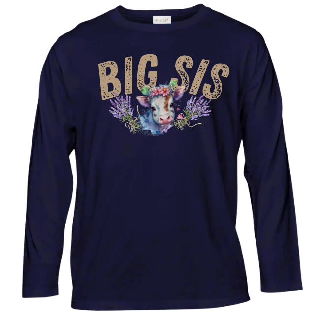 Baby| Sister Long Sleeve Tshirt | Eng|Boere Meisie