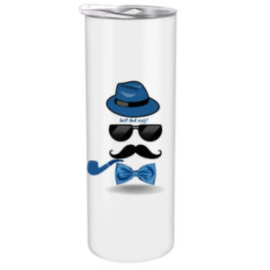 15/20 oz Skinny Tumbler with Straw and Lid | Double Wall |Best Dad Ever