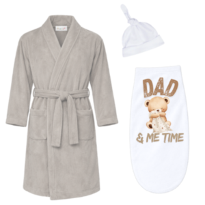 Baby & Dad |Winter Gown & Baby Swaddle Cocoon| Eng | BABY