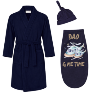 Baby & Dad |Winter Gown & Baby Swaddle Cocoon| Eng|Air Transport