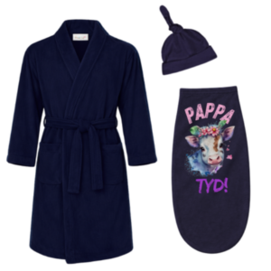 Baby & Dad |Winter Gown & Baby Swaddle Cocoon| Afr| Boere Meisie