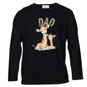 Baby & Dad |Long Sleeve Tshirt |Eng| Wild One Girl