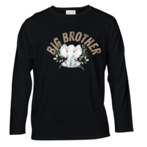 Baby|Brother Long Sleeve Tshirt | Eng | Wild One Neutral