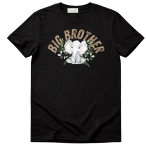 Baby| Brother Short Sleeve Tshirt | Eng|Wild One Neutral