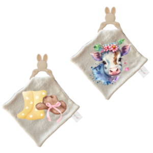 Baby Silicone Teether & Dudu Blanket |2 Pack| Boere Meisie