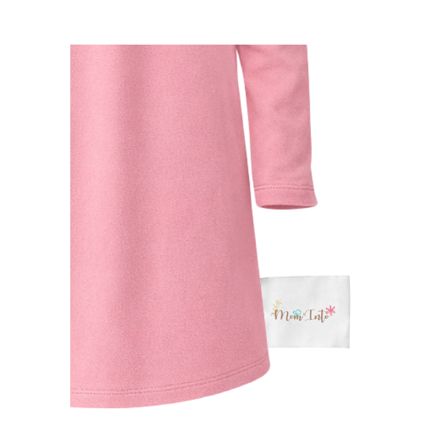 Maternity & Nursing | Hospital Pajamas and Baby Cocoon Swaddle Bow set | Grey Tie Dye - Image 2