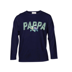Baby & Dad | Long Sleeve T-shirt | Afr | Coral Reef