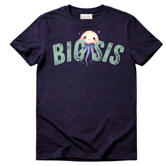 Baby | Sister Short Sleeve T-shirt | Eng | Coral Reef