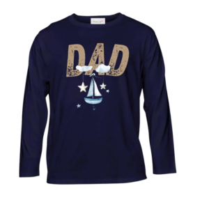 Baby & Dad | Long Sleeve T-shirt | Eng | Sailor Ocean