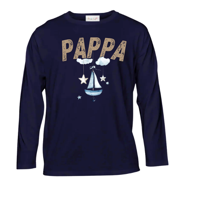 Baby & Dad | Long Sleeve T-shirt | Afr | Sailor Ocean