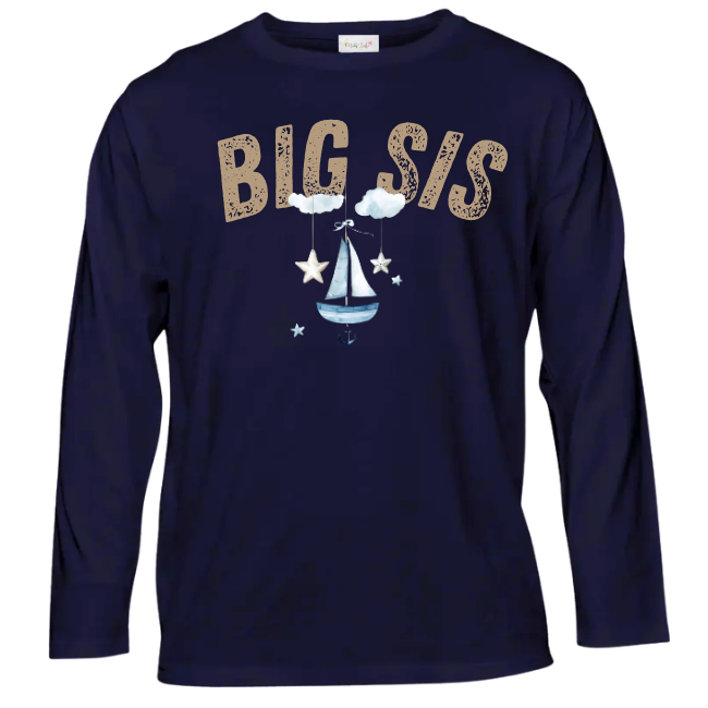 Baby | Sister Long Sleeve T-shirt | Eng | Sailor Ocean