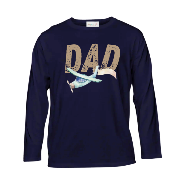 Baby & Dad | Long Sleeve T-shirt | Eng | Air Transport