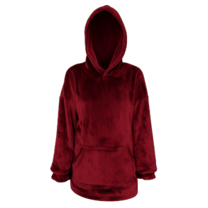 Baby | Toddler | Oversized fleece Hoodie with front pocket | Maroon