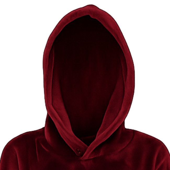Baby | Toddler | Oversized fleece Hoodie with front pocket | Maroon - Image 4