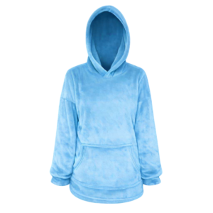 Baby | Toddler | Oversized fleece Hoodie with front pocket | Baby Blue