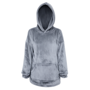 Baby | Toddler | Oversized fleece Hoodie with front pocket | Grey