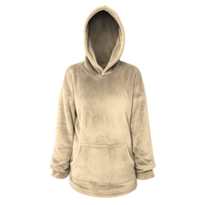 Baby | Toddler | Oversized fleece Hoodie with front pocket | Stone