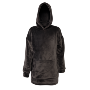 Baby | Toddler | Oversized fleece Hoodie with front pocket | Brown