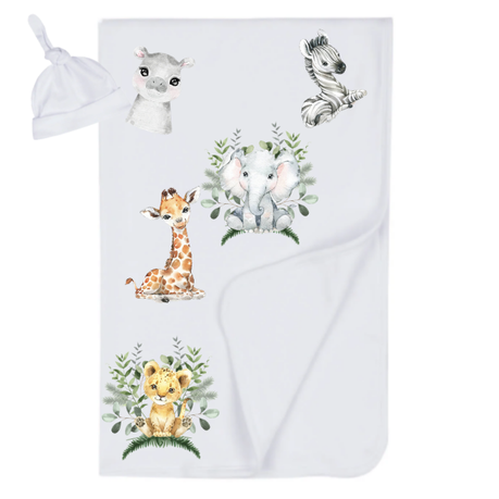 Hospital Set | Mom & Me | Winter Gown, Swaddle & Birth Ann | Stone | Wild One Neutral - Image 5