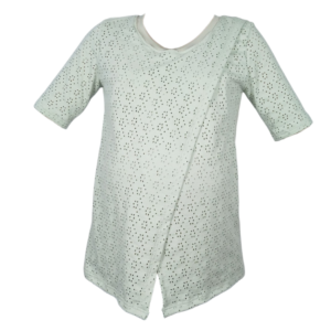 Maternity & Breastfeeding Top | Short Sleeve Comfy Top | Sage