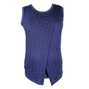 Maternity & Breastfeeding Tops | Sleeveless Comfy Top | Navy