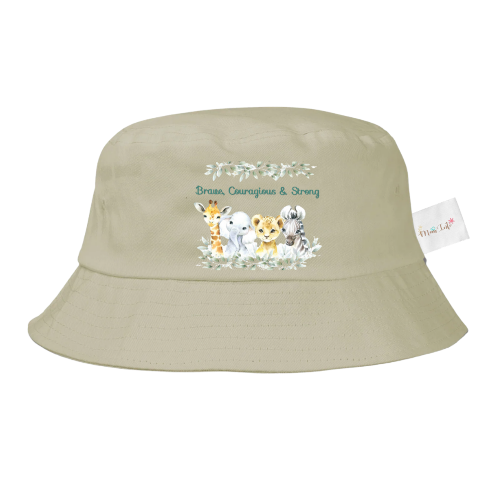 Baby | Toddler | Themed Double Walled Water Bottle & Bucket Hat | Brave Courages - Image 2