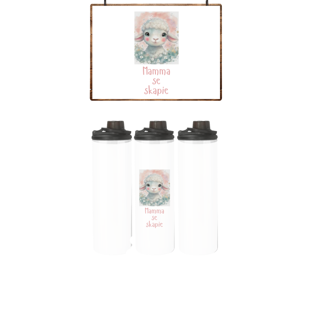 Baby | Toddler | Themed Double Walled Water Bottle & Bucket Hat | Mamma se skapie - Image 3