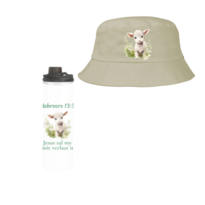 Baby | Toddler | Themed Double Walled Water Bottle & Bucket Hat | Hebreers