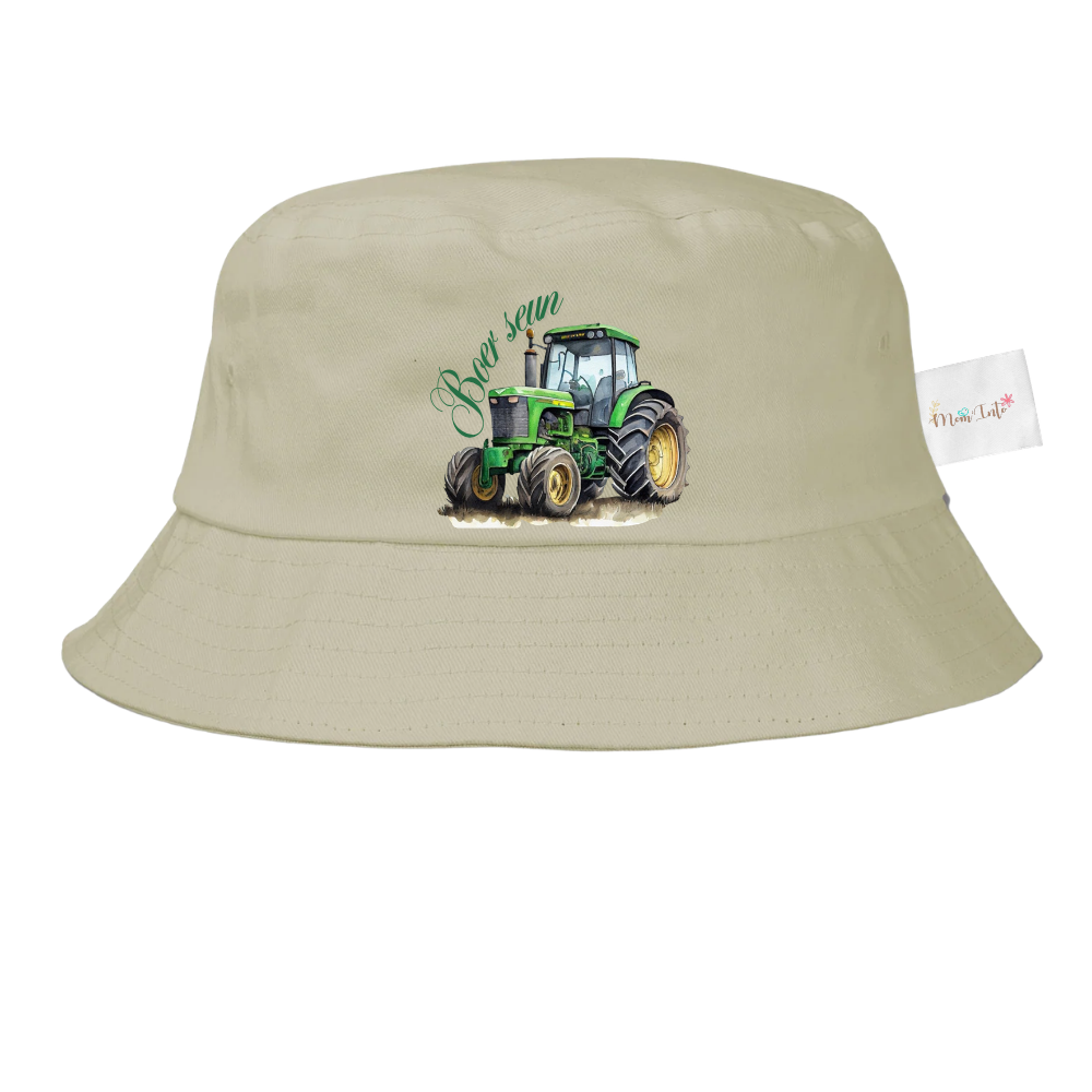 Baby | Toddler | Themed Double Walled Water Bottle & Bucket Hat | Boer Seun - Image 2