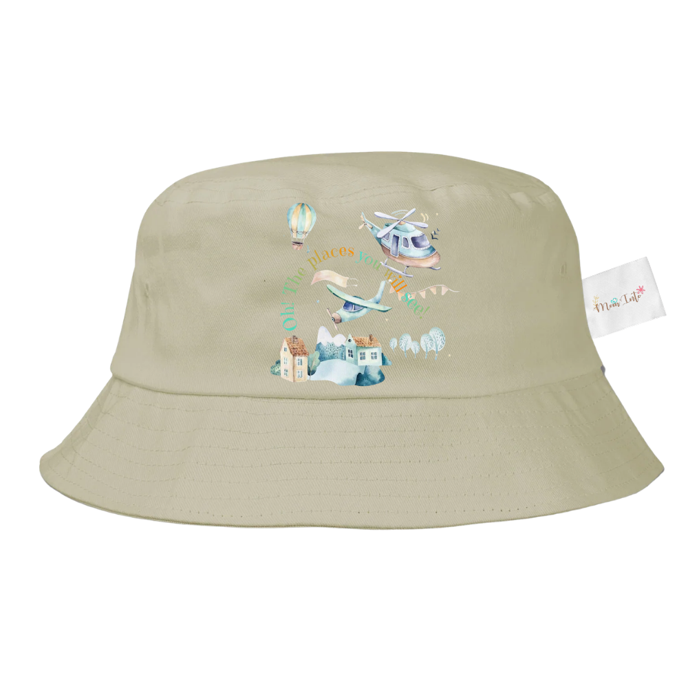 Baby | Toddler | Themed Double Walled Water Bottle & Bucket Hat | Air Transport - Image 2