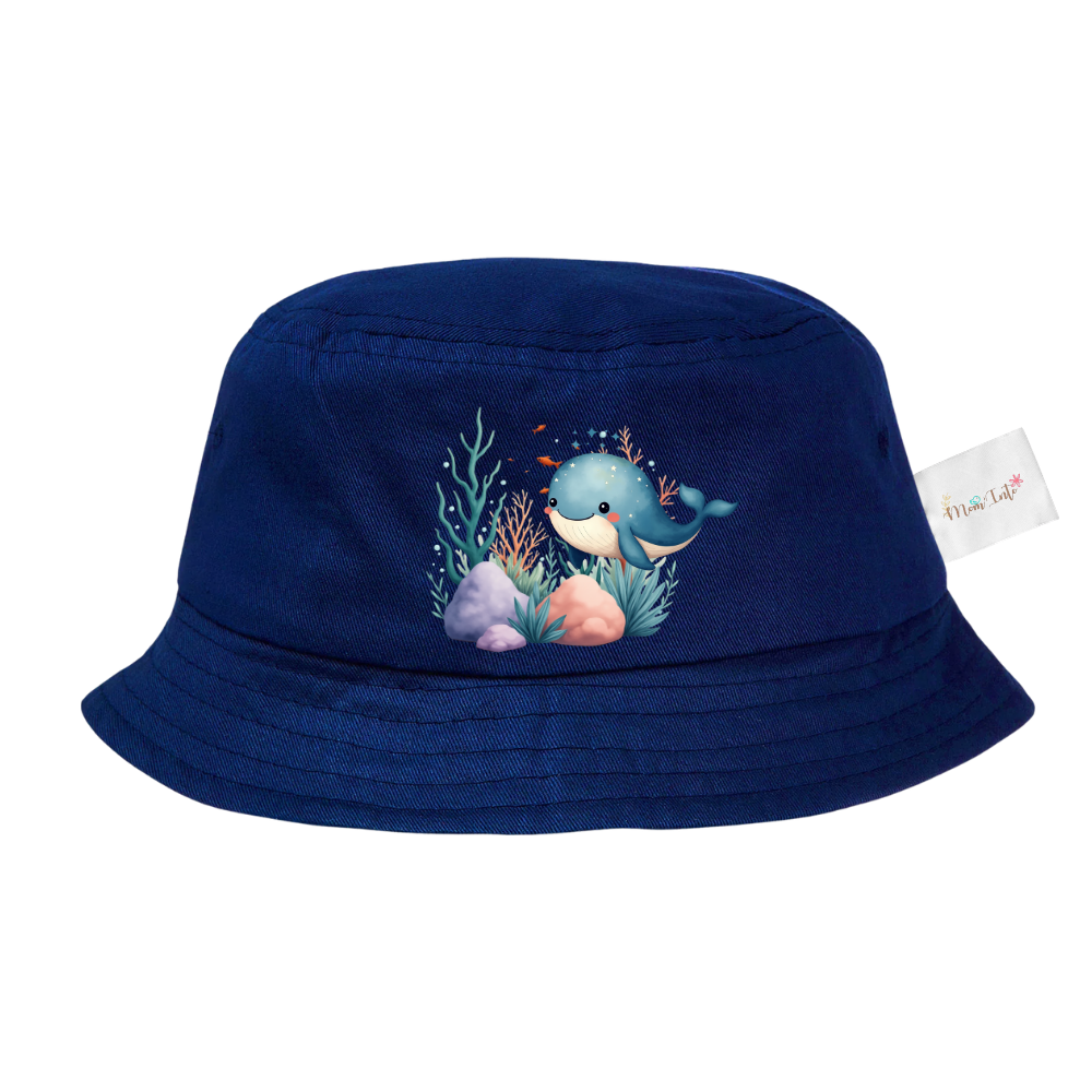 Baby | Toddler | Themed Double Walled Water Bottle & Bucket Hat | Coral Reef - Image 2