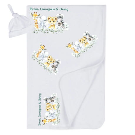 Hospital Set | Mom & Me | Green Summer Gown, Swaddle & Birth Ann | Brave, Courages - Image 2