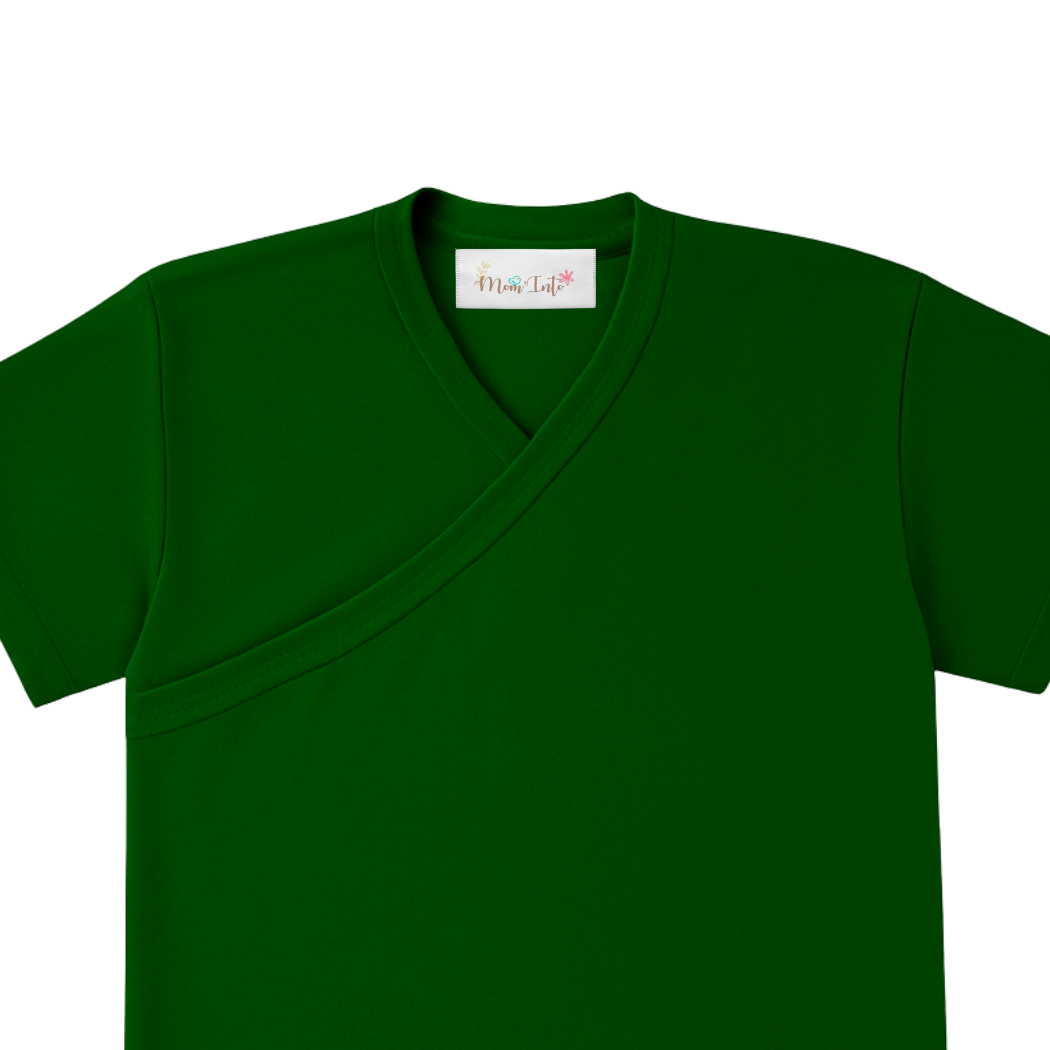 Baby | Toddler | Easy Over Summer Shirt | Mix & Match (2 Pack) | Botanic Green & Red - Image 2
