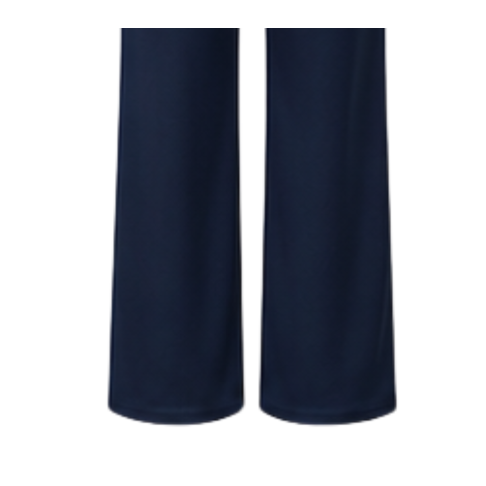 Maternity Corporate Pants | Straight Legs | Yoga Style High Waist | Navy - Image 3