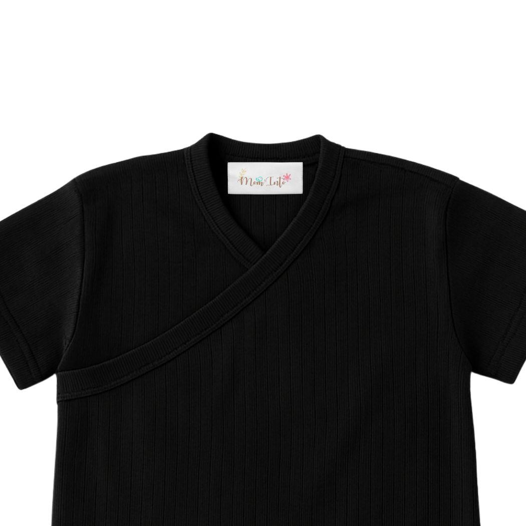 Baby | Toddler | Easy Over Summer Shirt | Mix & Match (2 Pack) | Black & Pink - Image 2