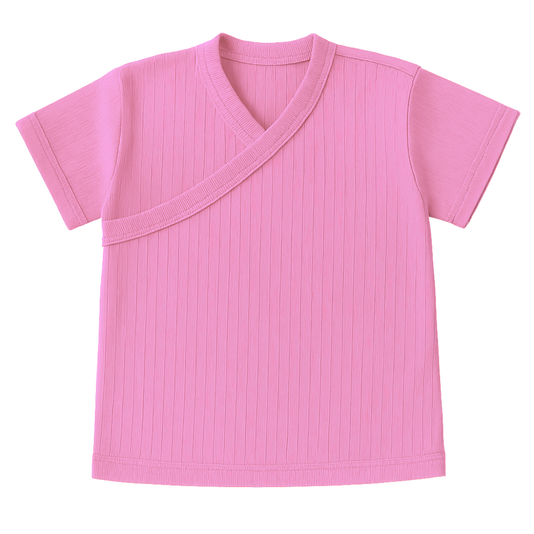 Baby | Toddler | Easy Over Summer Shirt | Mix & Match (2 Pack) | Black & Pink - Image 3