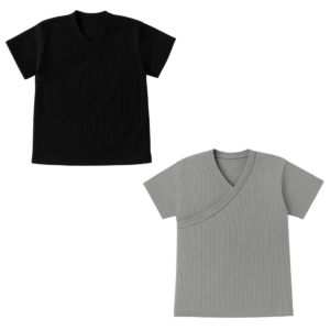 Baby | Toddler | Easy Over Summer Shirt | Mix & Match (2 Pack) | Black & Grey